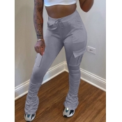 LW Street Pocket Patched Grey Pants
