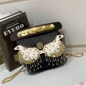 lovely Trendy Butterfly Black Crossbody Bag