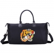 lovely Stylish Embroidered Black Crossbody Bag