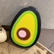 lovely Chic Chain Strap Black Crossbody Bag