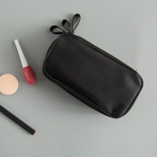 lovely Leisure Basic Black Makeup Bag