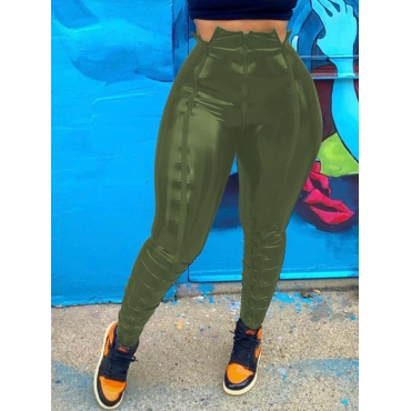 

LW Skinny Leather Pants, Green