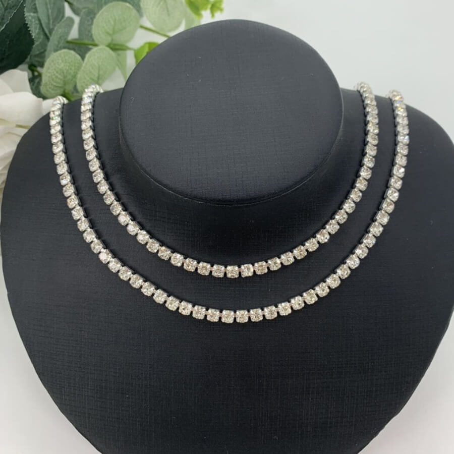 LW Trendy Hollow-out Silver Necklace
