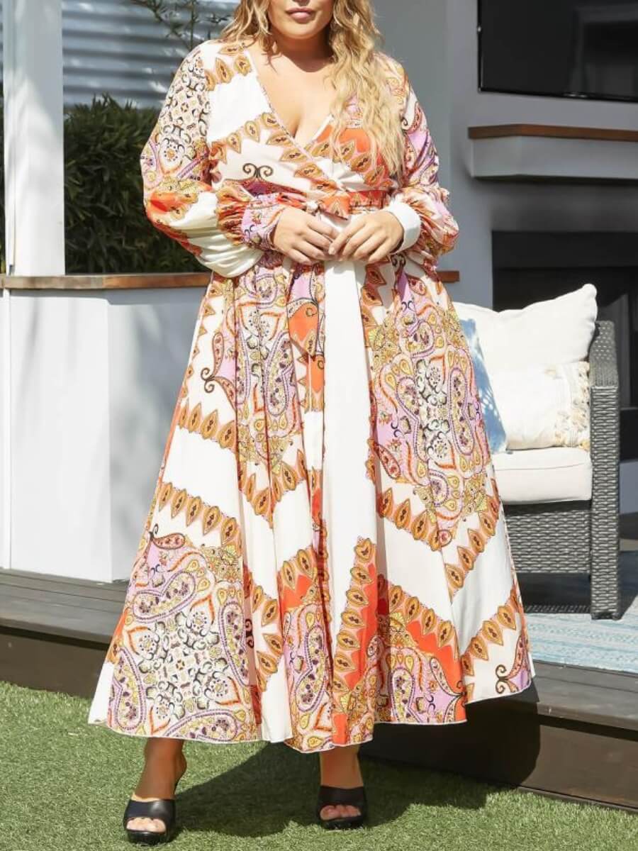 versace plus size dress