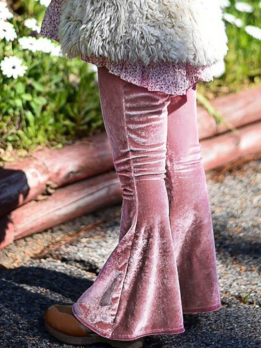

Lovely Stylish Flared Pink Girl Pants