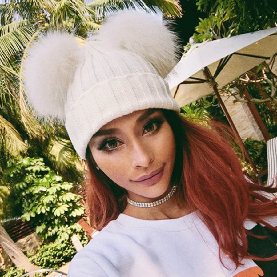

Lovely Sweet Patchwork White Hat