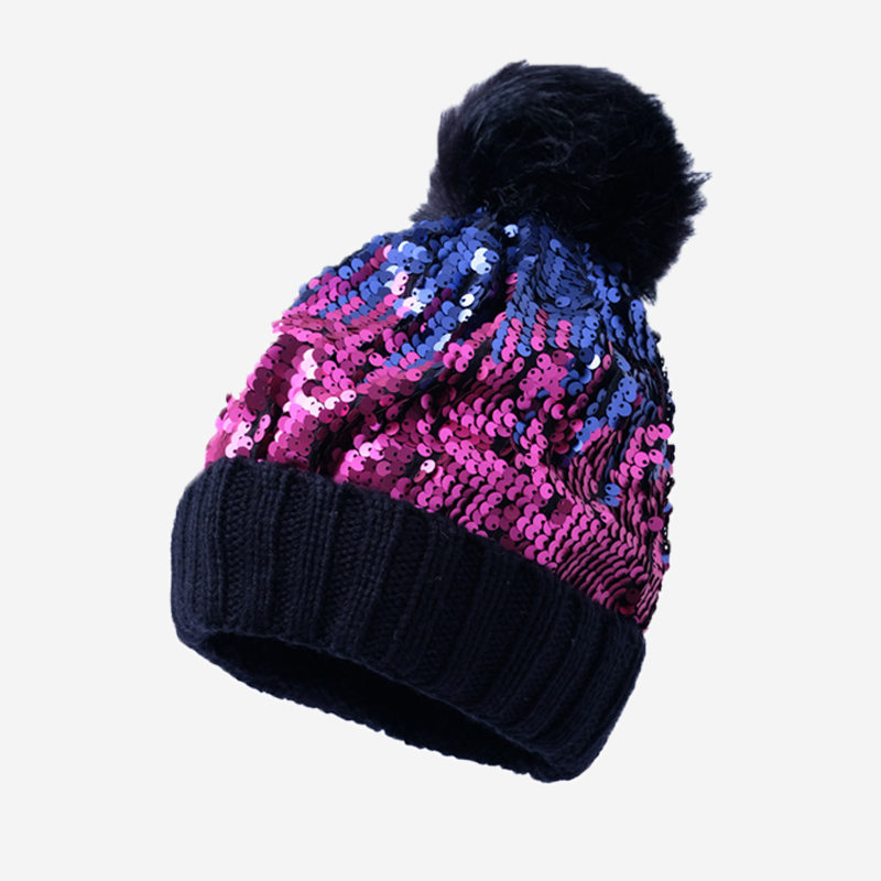 

Lovely Chic Patchwork Black Hat
