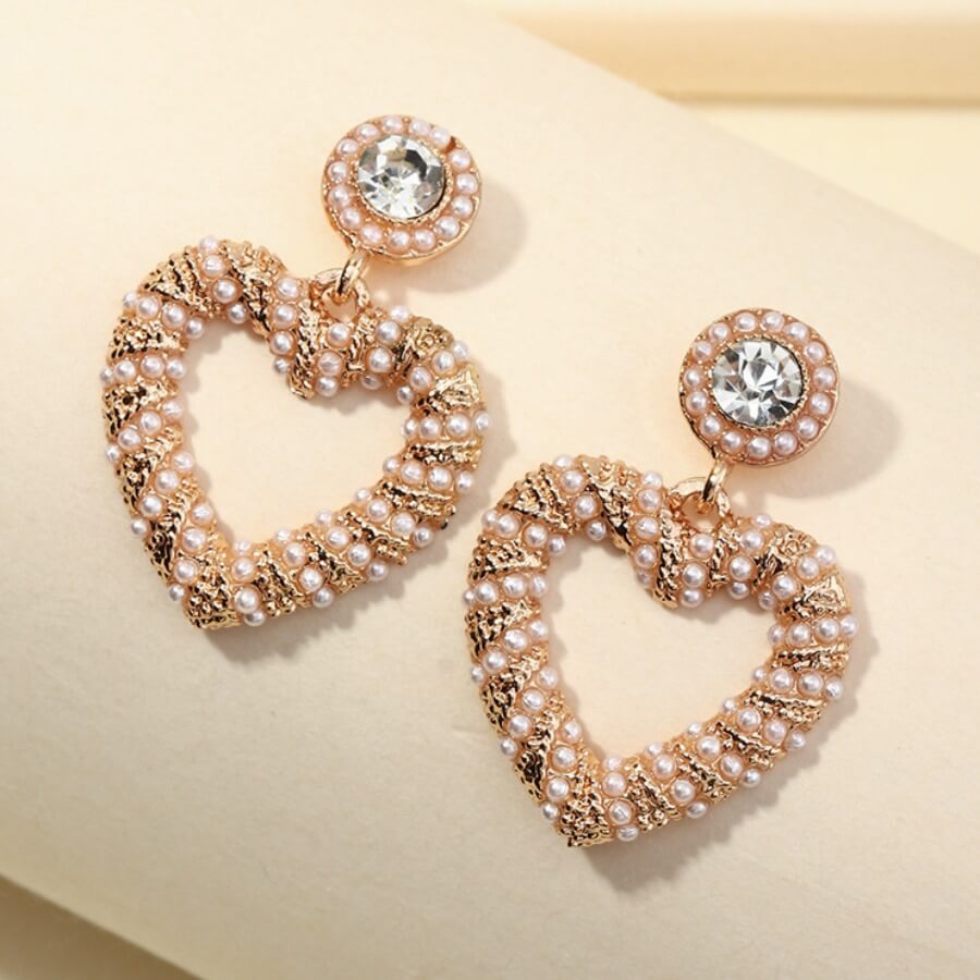 

Lovely Chic Heart Gold Earring
