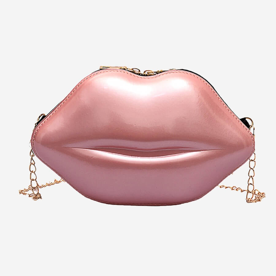 

Lovely Trendy Lip Pink Crossbody Bags