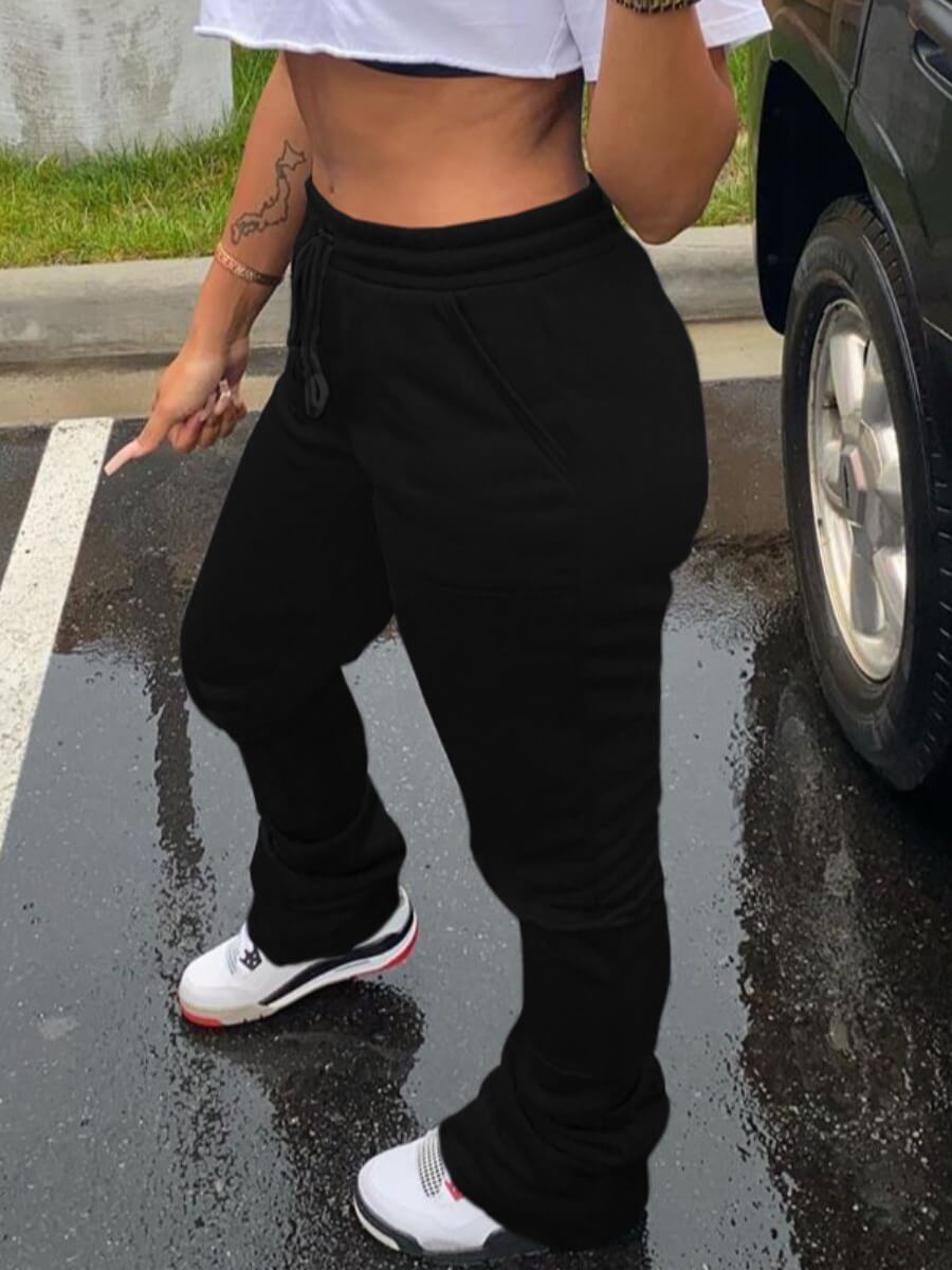 Lovely Street Basic Skinny Black Pants