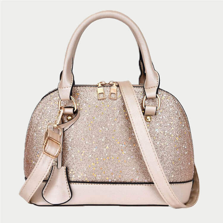 

Lovely Casual Patchwork Gold Crossbody Bag