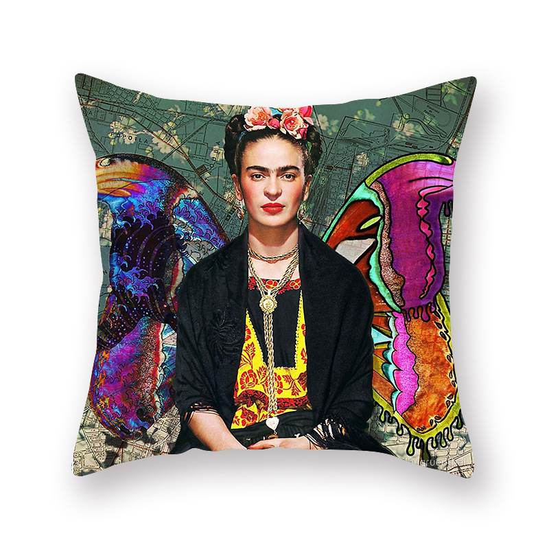 

Lovely Trendy Print Multicolor Decorative Pillow Case, Multi