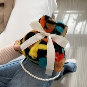 Lovely Trendy Tie-dye Multicolor Crossbody Bag
