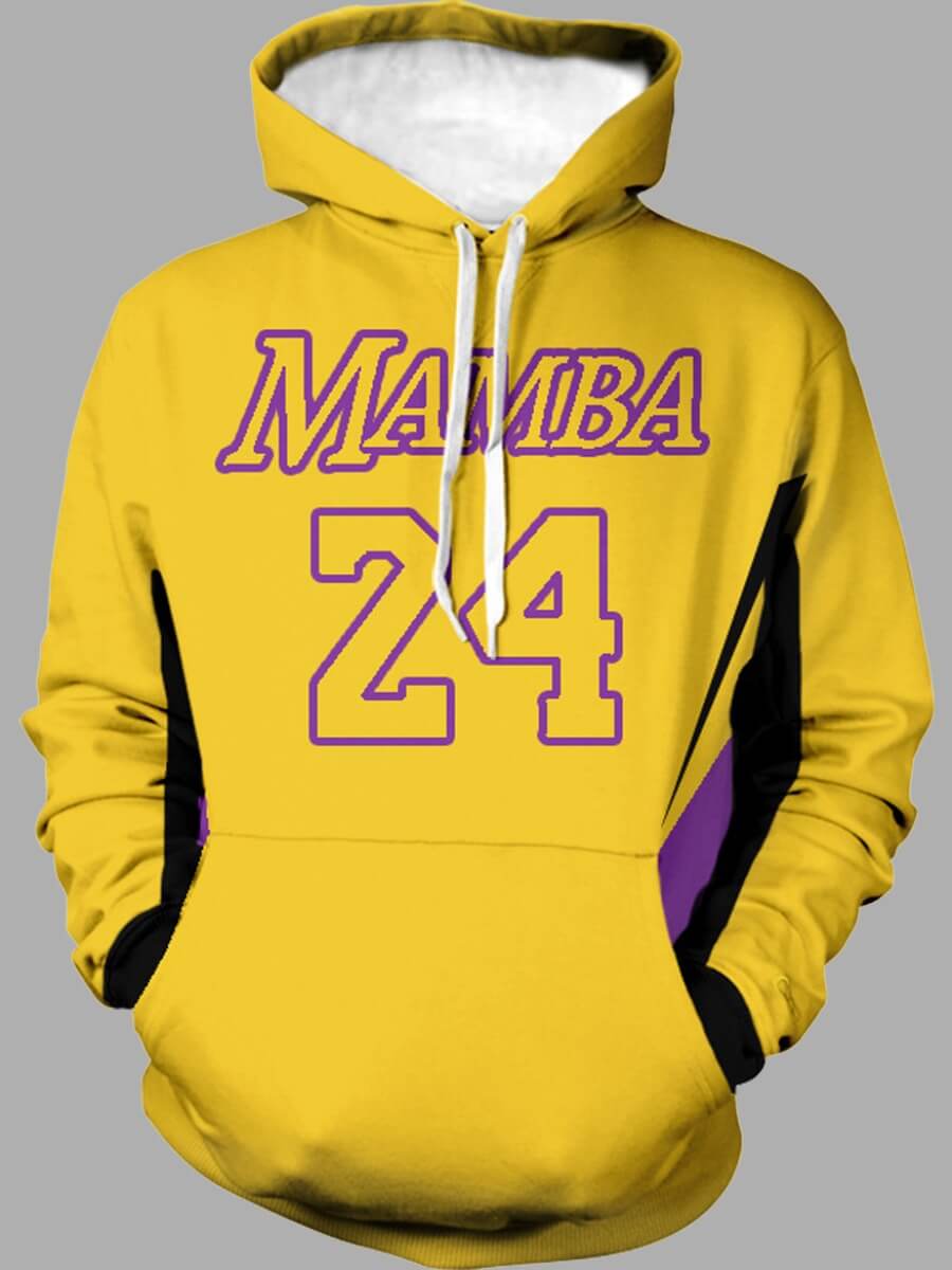 

Lovely Leisure Hooded Collar Letter Print Yellow Men Hoodie