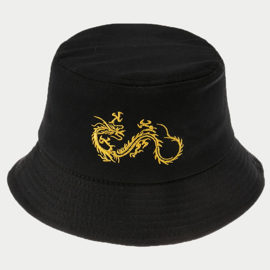 

Lovely Stylish Print Black Hat