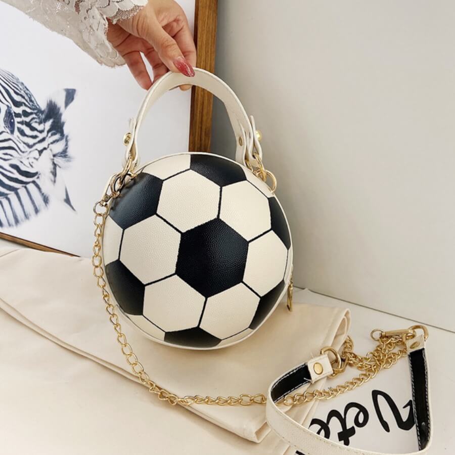

Lovely Chic Basketball White Crossbody Bag