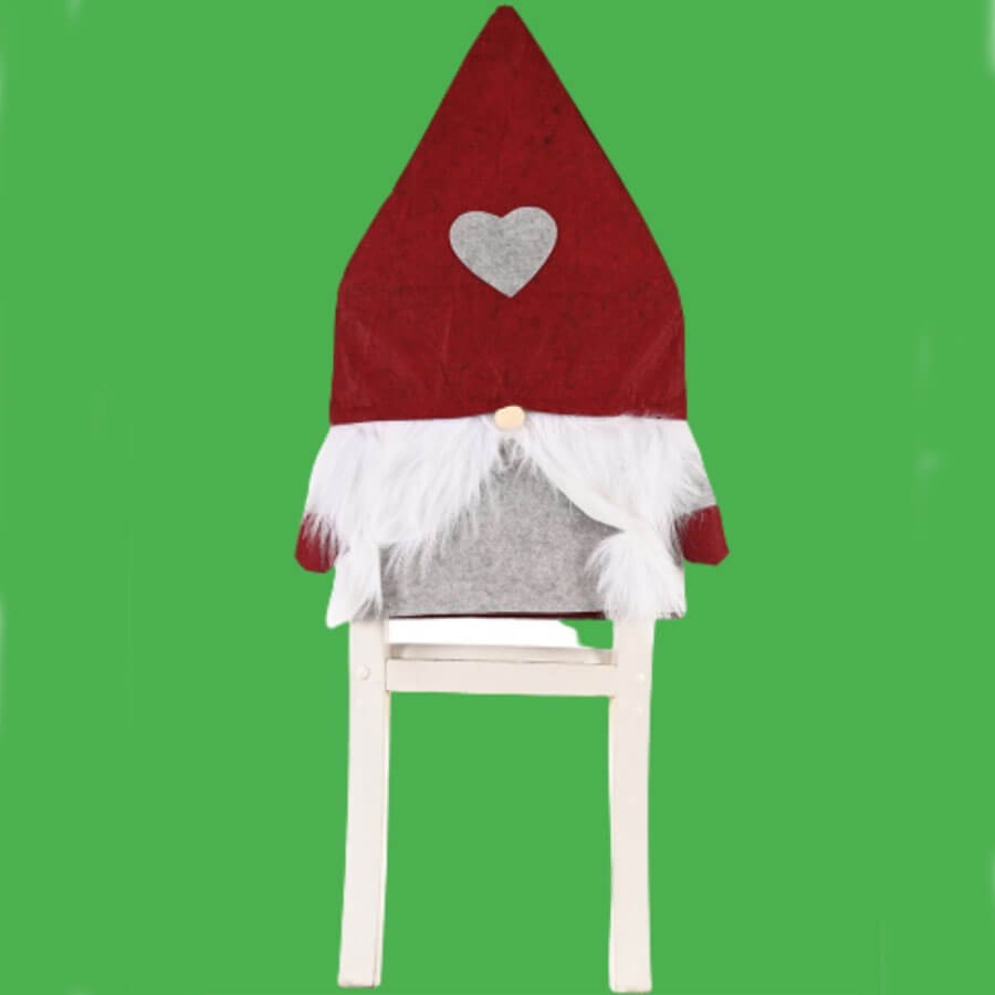 

Lovely Christmas Day Patchwork Red Chair Cover