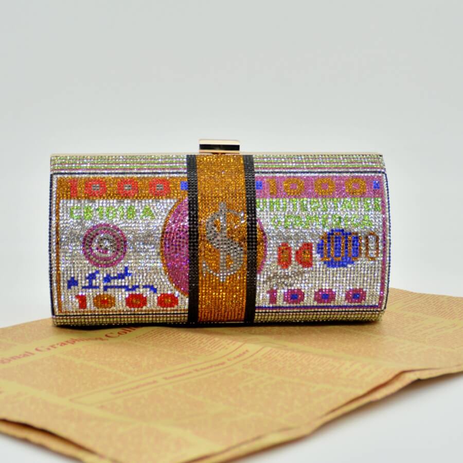 

Lovely Trendy Rhinestone Decorative Multicolor Crossbody Bag, Multi