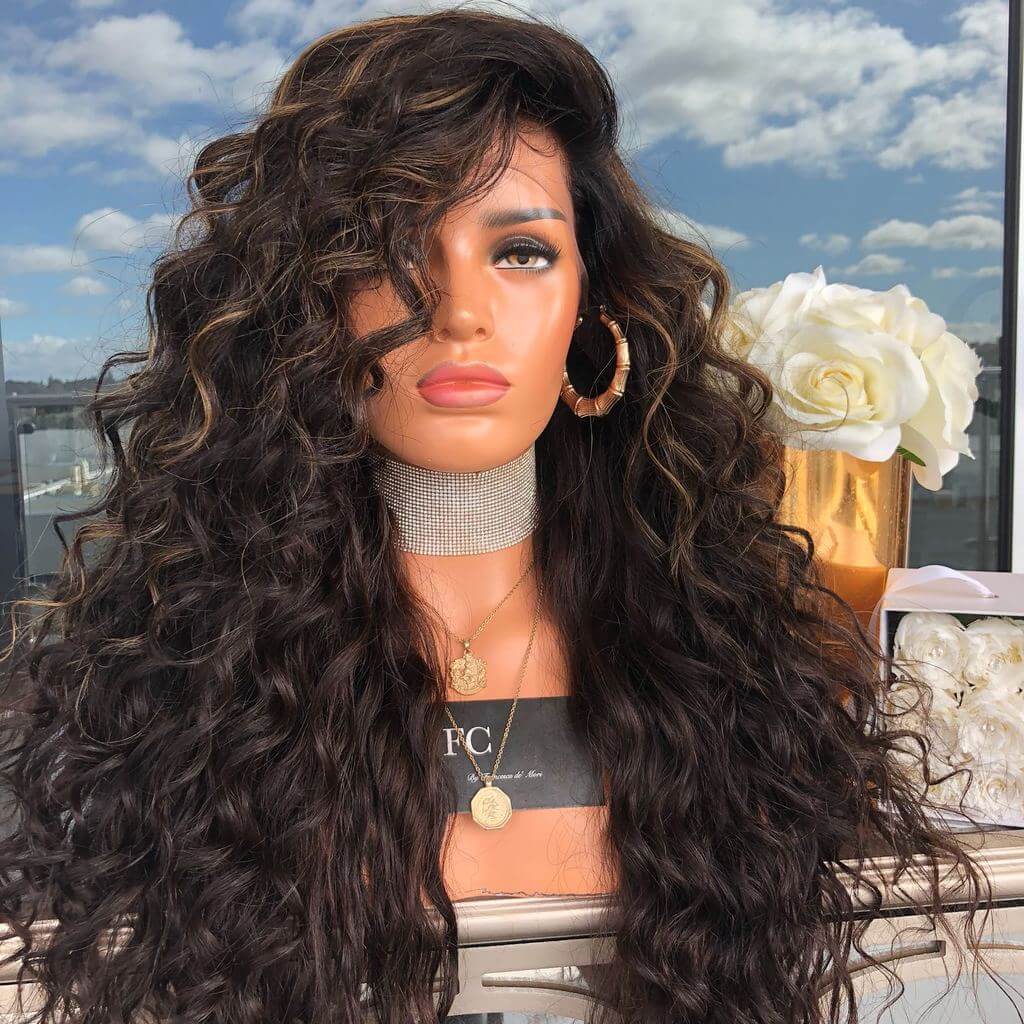 

Lovely Stylish Hign-temperature Resistance Brown Wigs