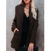 LW Trendy Basic Coffee Coat