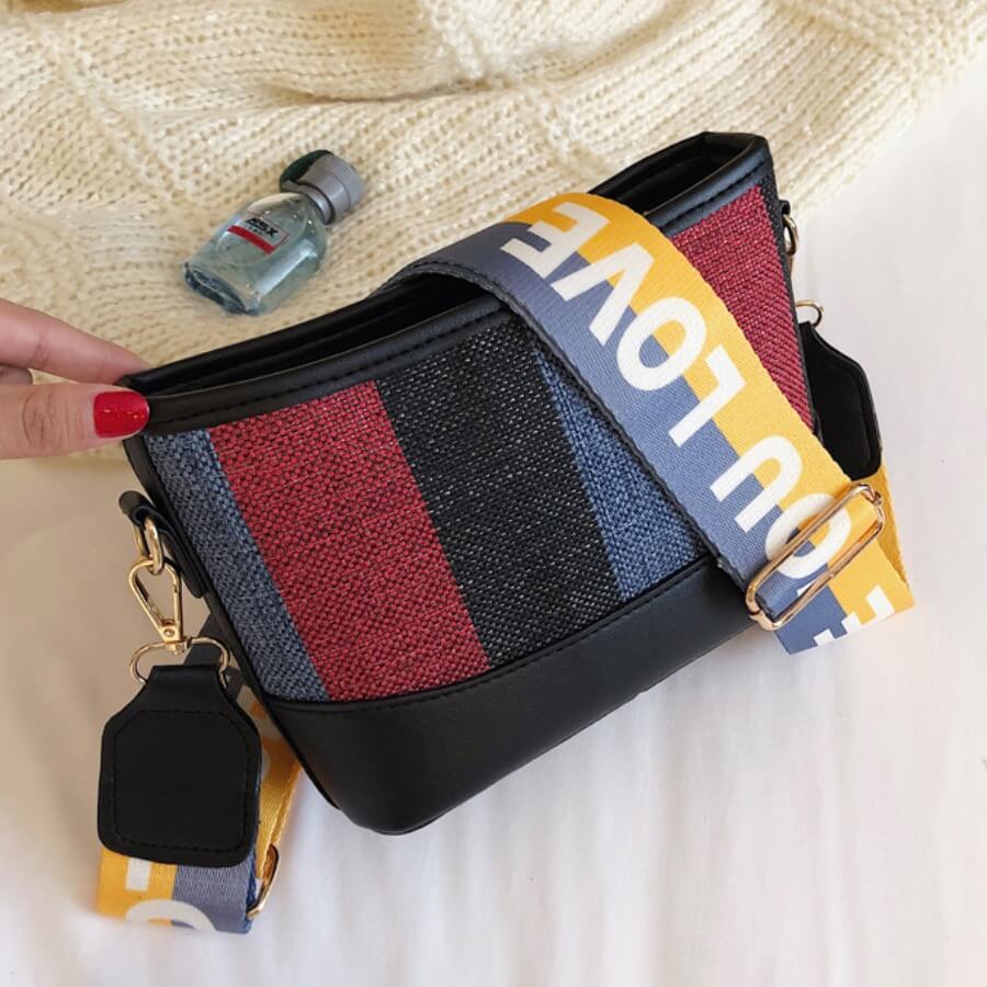 

Lovely Casual Color-lump Red Crossbody Bag