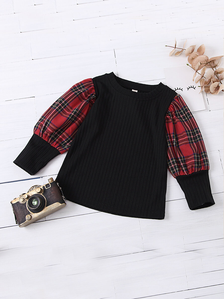 

Lovely Trendy Christmas Day Plaid Print Black Girl Hoodie