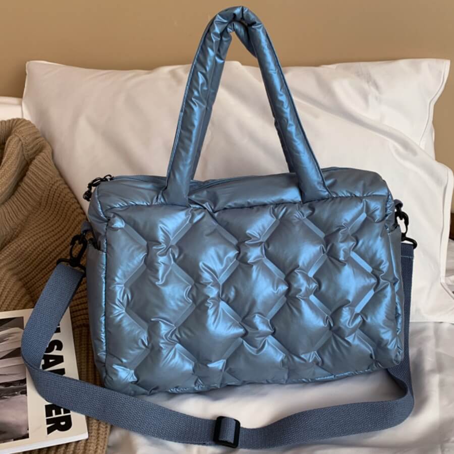 

Lovely Casual Geometric Decoration Blue Crossbody Bag