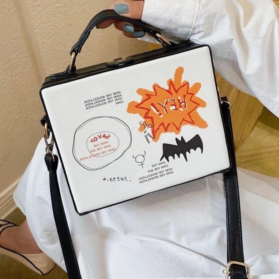 

Lovely Casual Letter Print White Crossbody Bag