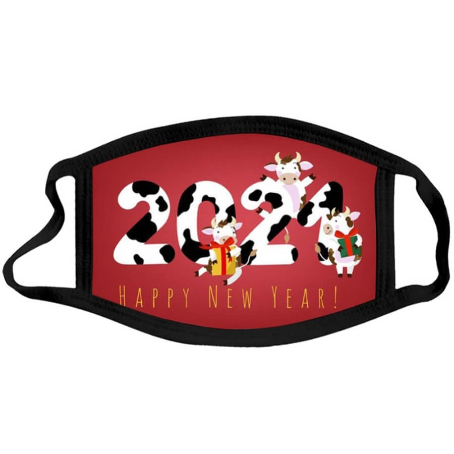 

Lovely Casual Letter Print Red Face Mask