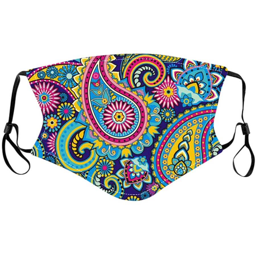 

Lovely Casual Print Patchwork Multicolor Face Mask, Multi