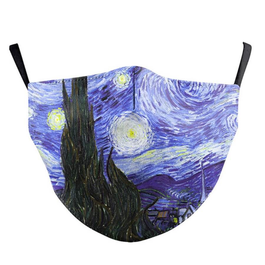

Lovely Casual Gradient Blue Face Mask