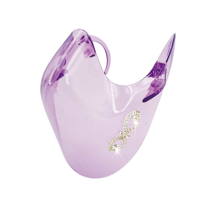 

Lovely Trendy Sequined Yellow Face Mask, Purple