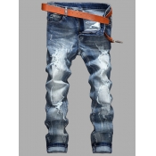 LW Men Mid Waist Ripped Jeans