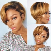 Lovely Stylish Curly Brown Wig