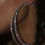 LW Street Geometric Silver Earring