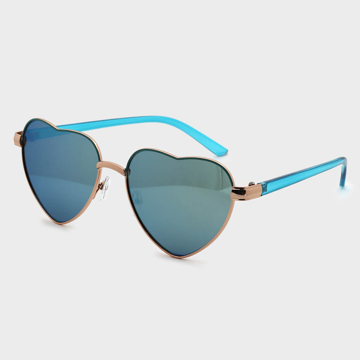 

Lovely Chic Heart-shaped Blue Sunglasses