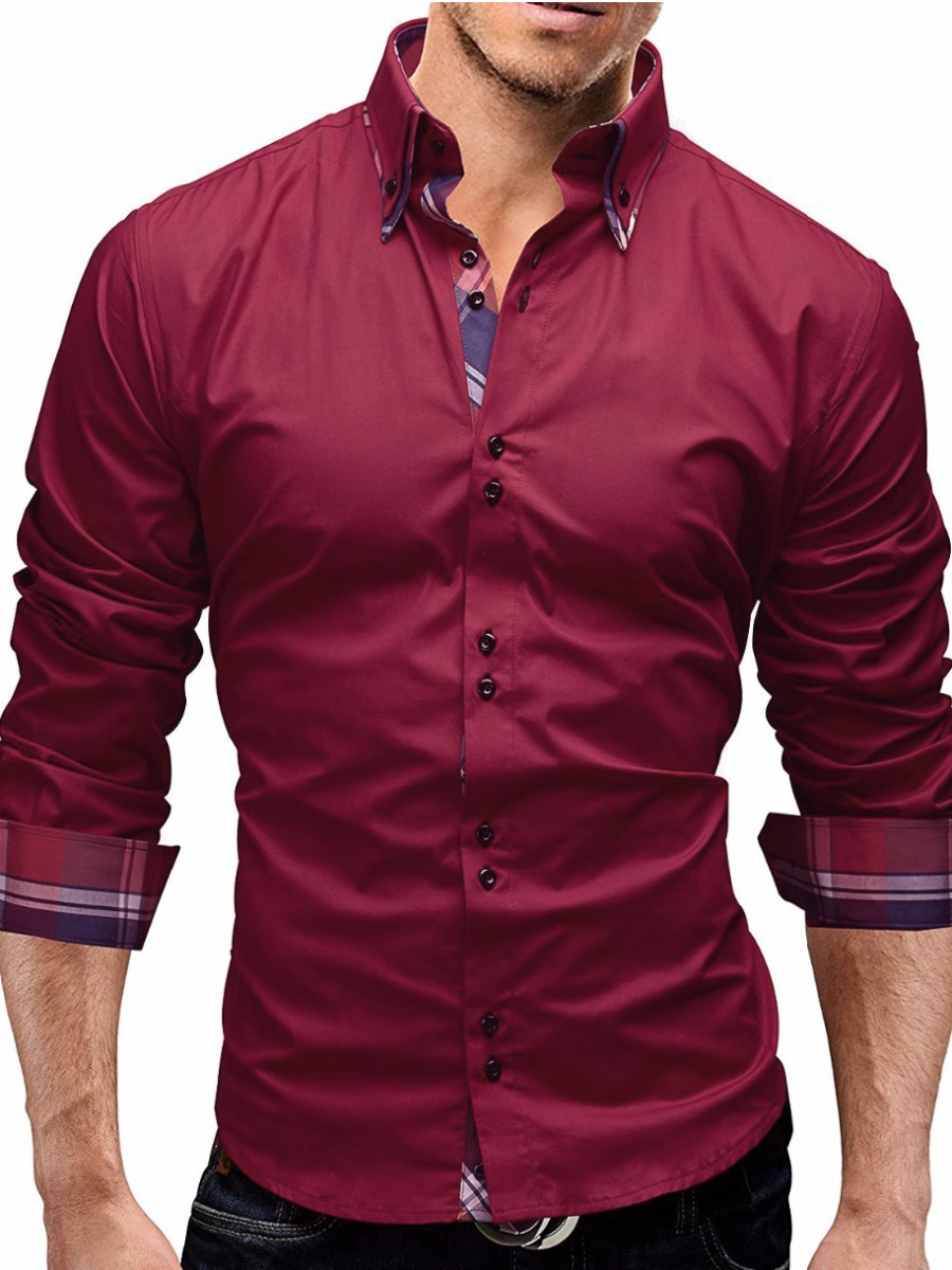 de corsage collier turndice rouge hommes shirt_shirt_top_men