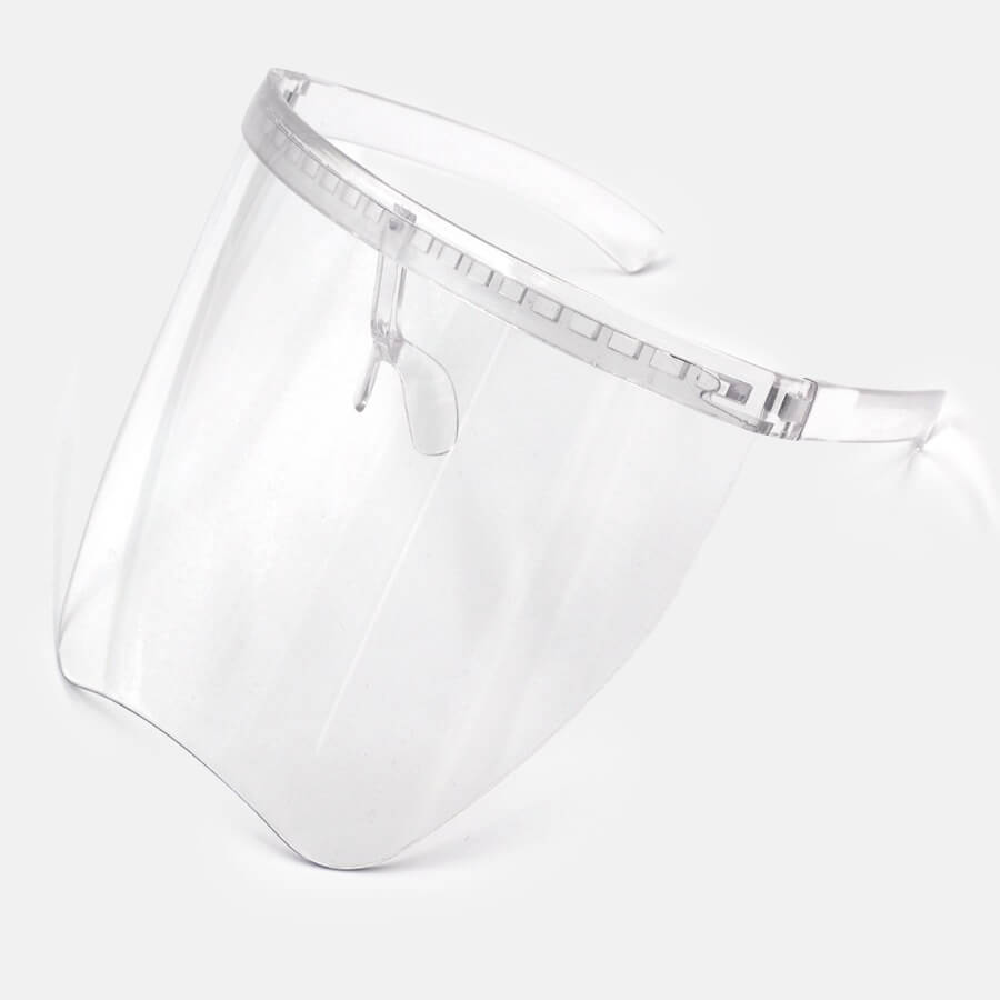 

Lovely Casual Clear Eye Shield Sunglasses, Clear luctte