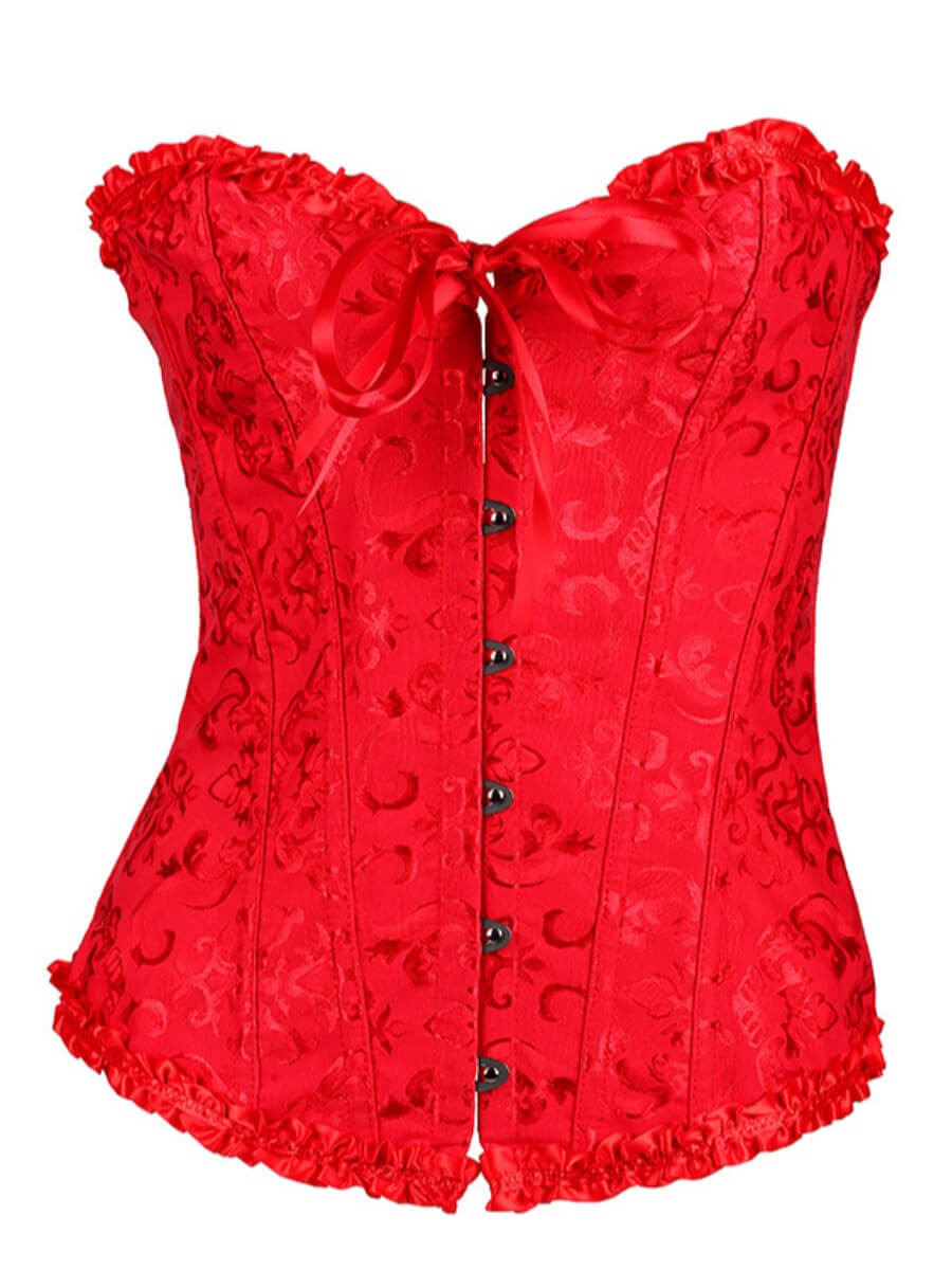 

Lovely Sexy Off The Shoulder Bandage Design Red Corset