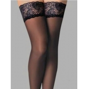 Lovely Sexy Mesh Patchwork Black Bodystocking