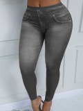 LW Plus Size Slant Pocket Skinny Leggings