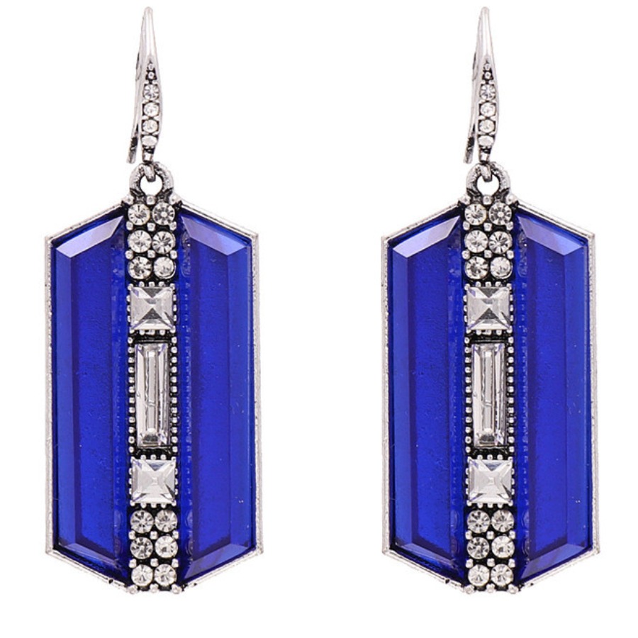 

Lovely Casyal Geometric Blue Earring
