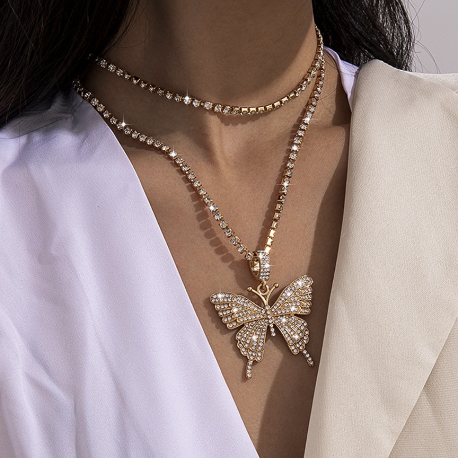 

LW Casual Butterfly Gold Necklace