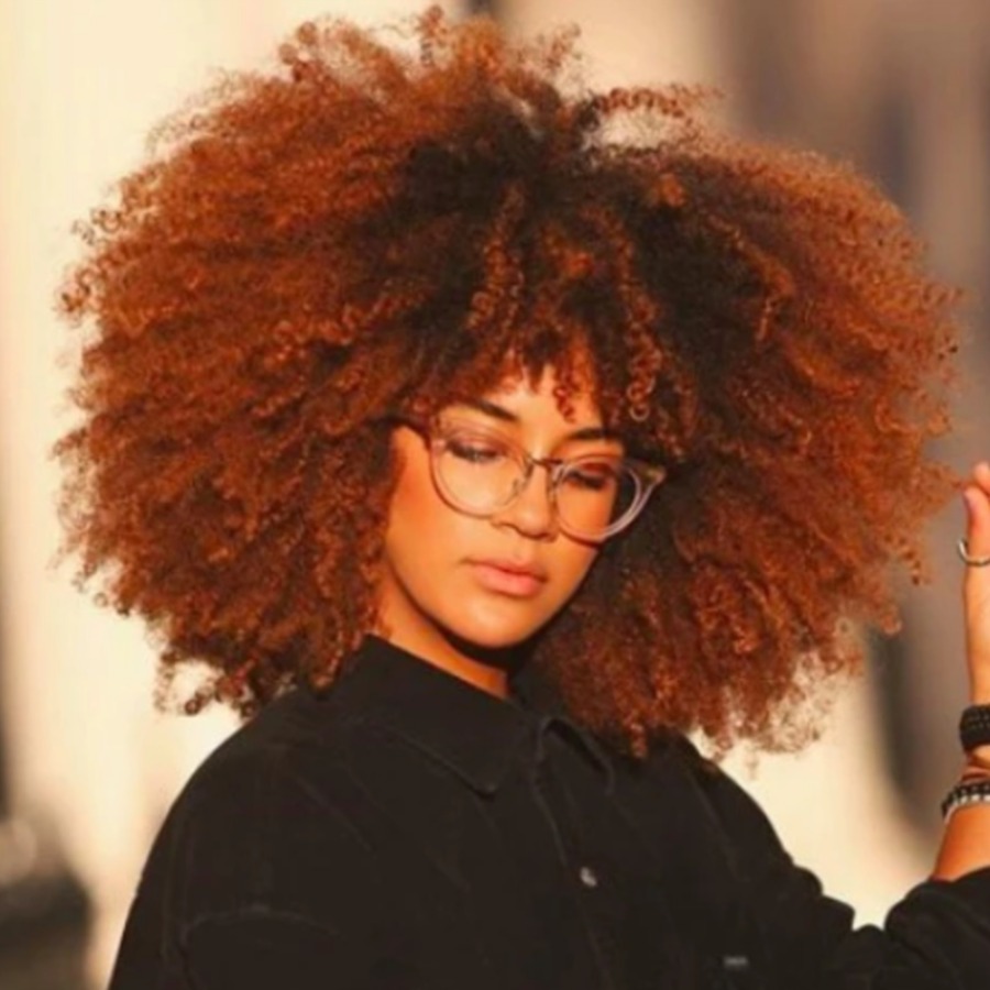 

Lovely Street High-temperature Resistance Brown Wig