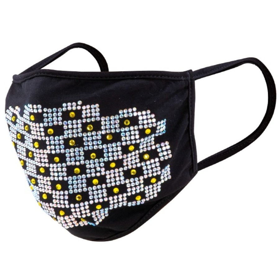 

Lovely Casual Sequined Black Face Mask
