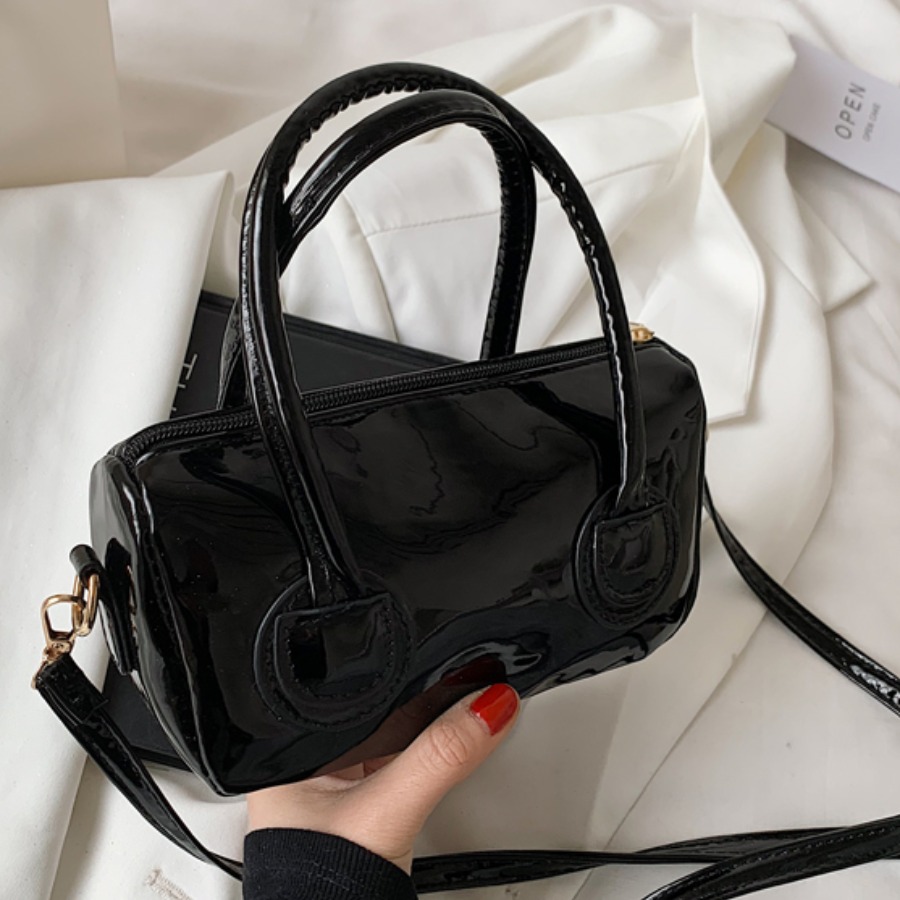 

Lovely Street Metal Accessories Decoration Black Crossbody Bags