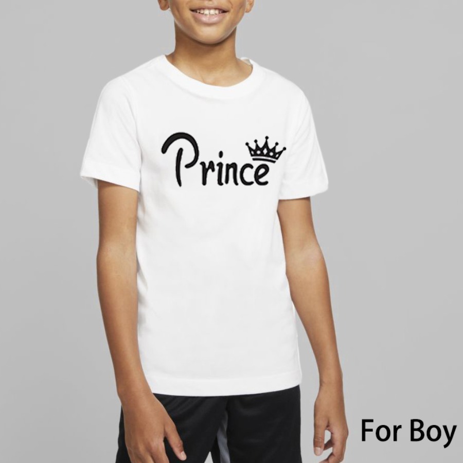

Lovely Casual O Neck Crown Letter Print Boy T-shirt, Boys