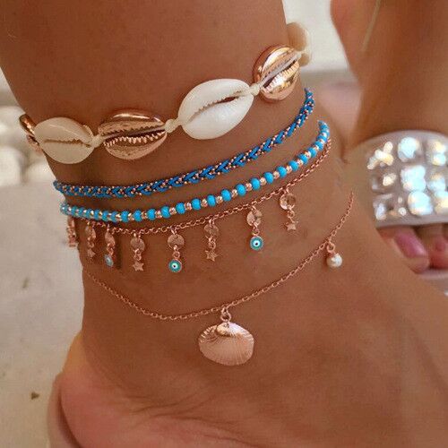 

Lovely Casual Star Eye-shaped Decoration Gold Multilayer Body Chain