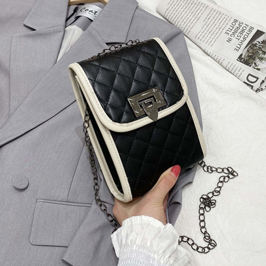 

Lovely Casual Metal Accessories Decoration Black Crossbody Bags