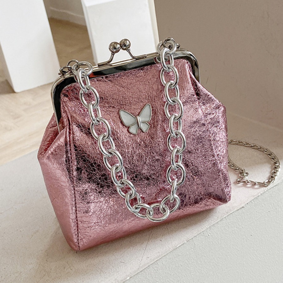 

Lovely Casual Butterfly Decoration Pink Crossbody Bags